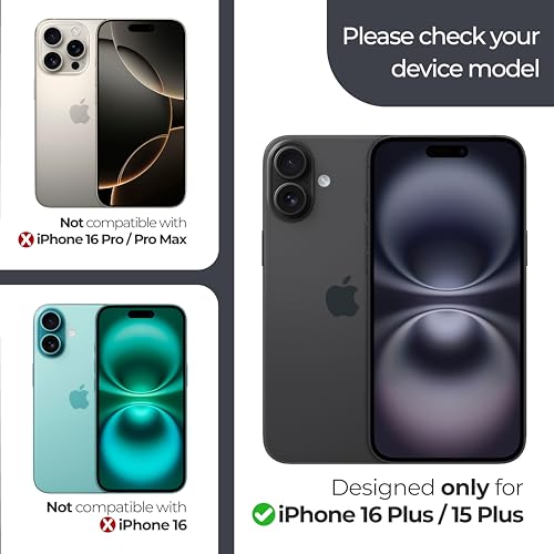 ArmorSuit 2 Pack Screen Protector for iPhone 16 Plus Max Coverage MilitaryShield HD Clear Film - Made in USA - size: iPhone 16 Plus 6.7" Max Coverage