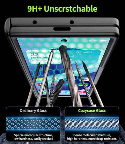 Cozycase for Samsung Galaxy Z Fold 8 Ultra /Z Fold 7 Case with Kickstand - color: Black