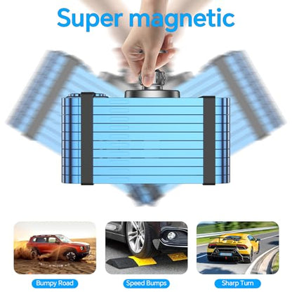 Kaistyle for MagSafe Car Mount Charger【Stronger Magnets】 15W Magnetic Wireless Car Charger Phone Holders for Your Car Accessories for Women Men Car Mount for iPhone 18 Pro Max 17 16 15 14 13 12