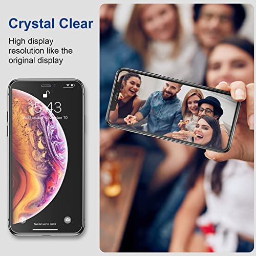 ImpactStrong Shatterproof Tempered Glass Screen Protector for iPhone 11 Pro Max/iPhone XS Max [Easy Installation Frame] [Bubble Free] [9H Hardness] [Full Coverage] Case Friendly, 6.5 Inch - (3-Pack) - size: iPhone 11 Pro Max/XS Max