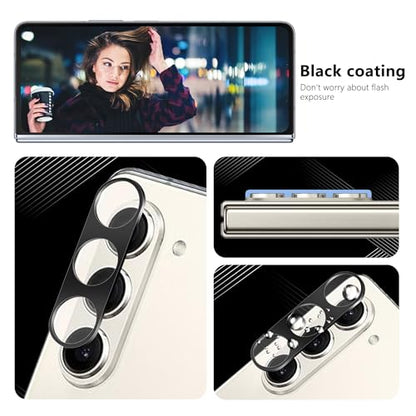 For Samsung Galaxy Z Fold 5, 2 Inner Films, 2 Cover Glass, 2 Lens Guards - size: 6.20 inch