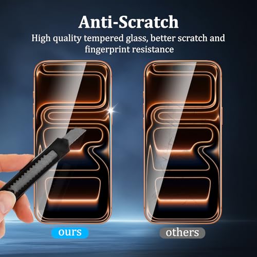 2+1+2 Pack Screen Protector for iPhone 17 Pro Max - size: 17 Pro Max