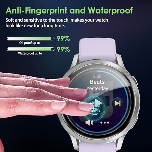 Compatible for Garmin Venu 4 41mm screen protector, Anti-Scratch 3D Full Screen Coverage flim, Case Friendly, HD Ultra, 4 PACK - size: Venu 4 41mm