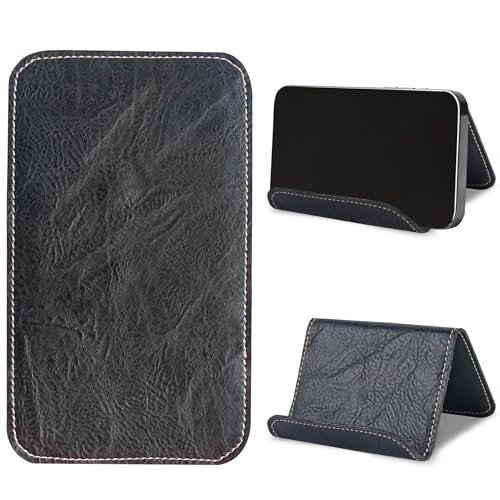 Airplane Travel Essentials for Flying Flex Flap Cell Phone Holder & Flexible Tablet Stand for Desk, Bed, Treadmill, Home & in-Flight Airplane Travel Accessories(1-Crazy Black) - color: 1-Crazy Black