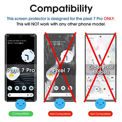 amFilm Elastic Screen Protector for Google Pixel 7 Pro 6.7 inch