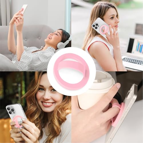 Magnetic Phone Holder, Magnetic Phone Loop,Magsafe Phone Grip - color: Lady Pink