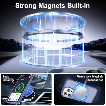 Magnetic for iPhone 13 Pro Max Case with Ring Stand, Sierra Blue - color: Sierra Blue, size: Iphone 13 Pro Max 6.7 inches