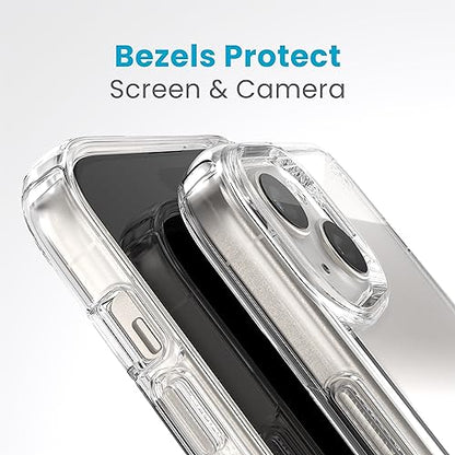 Speck Clear iPhone 14 Pro Case - Drop Protection, Scratch Resistant Dual Layer Slim Phone Case for 6.1 Inch iPhones 14 Pro - MagSafe Compatible - Anti-Yellowing - Presidio Perfect - Clear - color: Clear