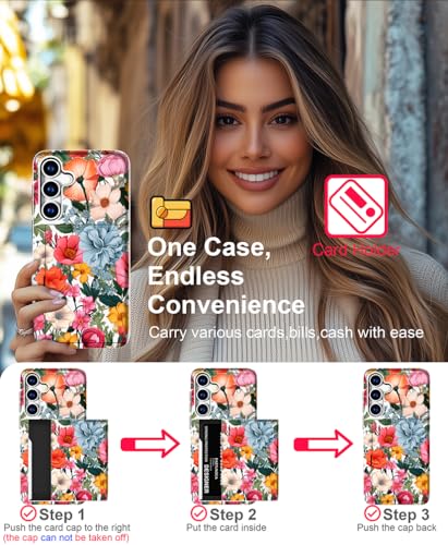 for Samsung Galaxy S24 / S25 Case - Pink Nice Floral - color: Pink Nice Floral