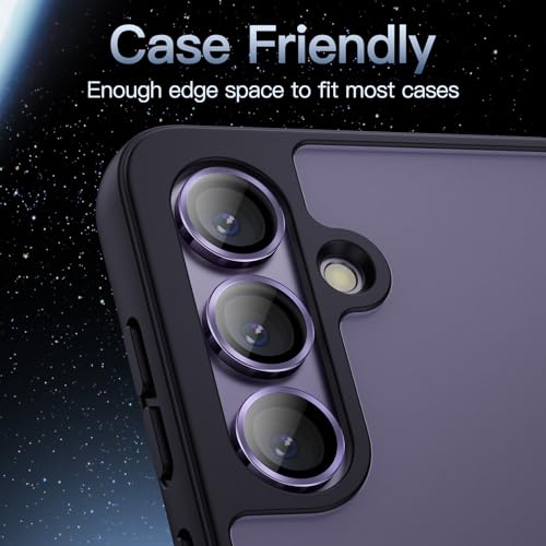 JETech Camera Lens Protector for Galaxy S24 Plus, Cobalt Violet, 1 Set - color: Cobalt Violet