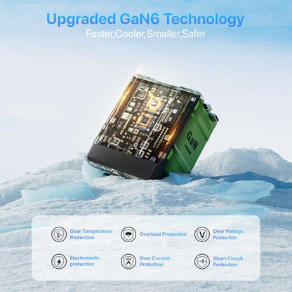 2 in 1 Retractable Gan Wall Charger with Dual Cables, Fast Charging 45W Retractable Phone Charger Wall Plug with 2 Charging Cable, USB C Chargers Block for iPhone 17 16 15 14 13, LG,Pixel - color: Green