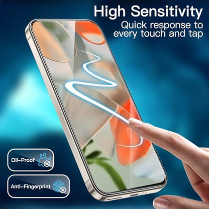JETech Screen Protector for Google Pixel 9 Pro XL, 2+2 Pack - size: Pixel 9 Pro XL