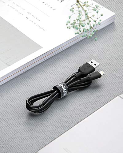 Anker Powerline II Lightning Cable, MFi-Certified (3 ft, Black) - color: Black, size: 3 ft