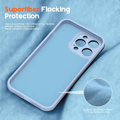 SKYLMW Striped Case for iPhone 13 Pro Max with Stand,6.7" Blue/White | Aesthetic Striped,Magnetic Stand,Compatible with Mag-Safe,Silicone 13 Pro Max Phone Case - color: Blue/White, size: Iphone 13 Pro Max
