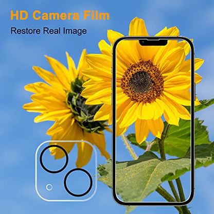 PEHAEL for iPhone 14 Privacy Screen Protector+Camera Lens Protector