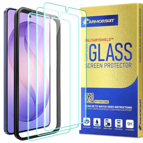 ArmorSuit 3 Pack for Samsung Galaxy S26 Plus Screen Protector Tempered Glass (6.7-inch), Ultrasonic Fingerprint Compatible, Case Friendly, HD Clear, w/Alignment Tool - size: S26 Plus-Glass