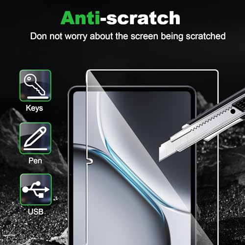 【2 pack for OnePlus Pad 2 Screen Protector 12.1 inch, 9H Hardness, Case Friendly, Anti-Fingerprint, Anti-Scratch, Tempered Glass Compatible with Oneplus pad 2 12.1" - size: Oneplus pad 2 12.1"