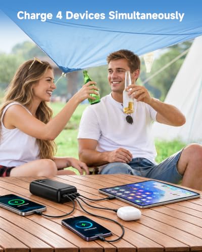 POIYTL 50000mAh Power Bank, Portable Charger 22.5W USB-C Battery Pack