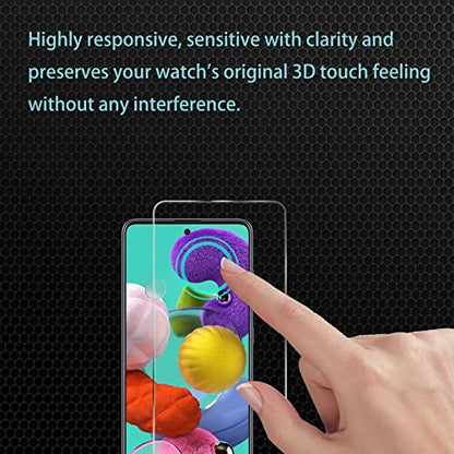 3+2 Pack Screen Protector for Samsung Galaxy A51 4G/5G - size: Galaxy A51 3+2 Pack
