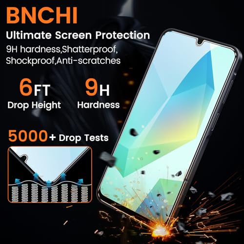 3+3 Pack for Samsung Galaxy A16 5G Privacy Screen Protector with Camera Lens Protector, Anti-Spy Tempered Glass Film, 9H Hardness, Anti-Scratch, Touch Sensitive - size: Galaxy A16 Privacy