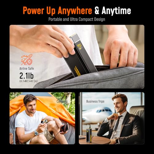 AOHI 240W Laptop Power Bank 27600mAh, 140W PD 3.1 Large Portable Charger