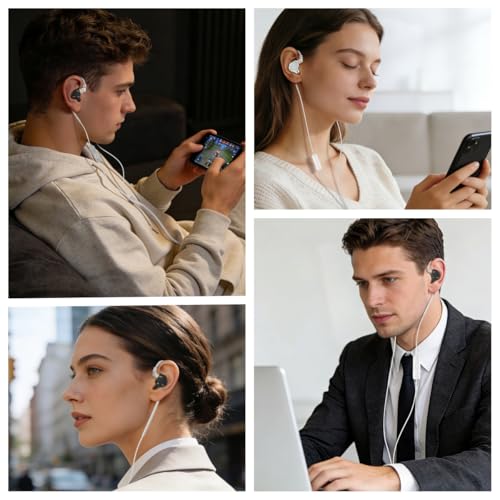 2026 Latest KZ ZST PRO X in Ear Monitor Headphones, 1BA 1DD Hybrid Driver Wired Gaming Earbuds, Deep Bass Sound Wired Ear Buds, HiFi IEM for Gaming Music Singer Musician Drummer (Without mic, Silver) - color: Silver, style: without mic