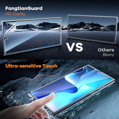 FANGTIAN 4-Pack for Samsung Galaxy S24 Ultra Screen Protector Film [6.8"] - size: S24 Ultra-6.8 Inch