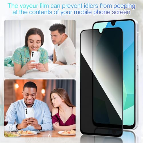 2 Pack Privacy Screen Protector for Samsung Galaxy A16 5G