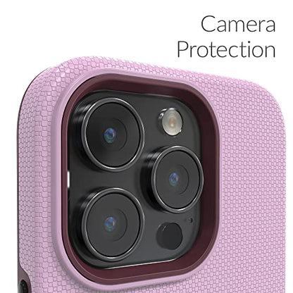 Crave Dual Guard for iPhone 14 Pro, Shockproof Protection Dual Layer Case for Apple iPhone 14 Pro (6.1") - Lilac - color: Lilac