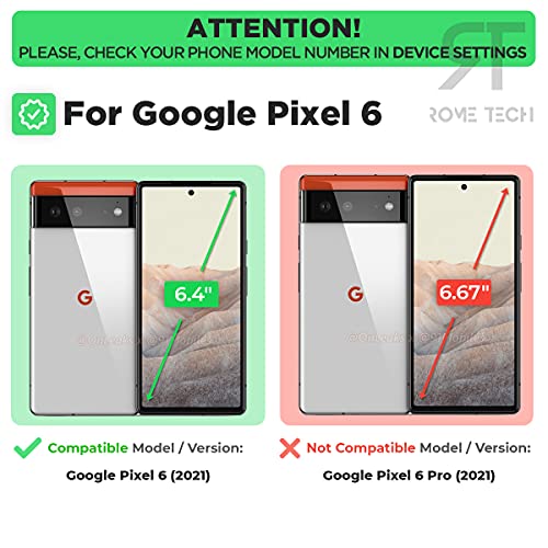 Designed for Google Pixel 6 Case with Belt Clip Holster | Rugged Holster & Protective Phone Case Combo with Anti-Slip Texture - Black - size: Pixel 6