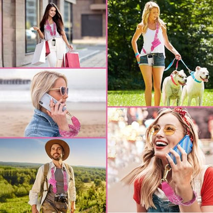 XANGNIER Clip and Go Strap for Phone with Wallet Crossbody,Multicolor 23 - color: Multicolor 23