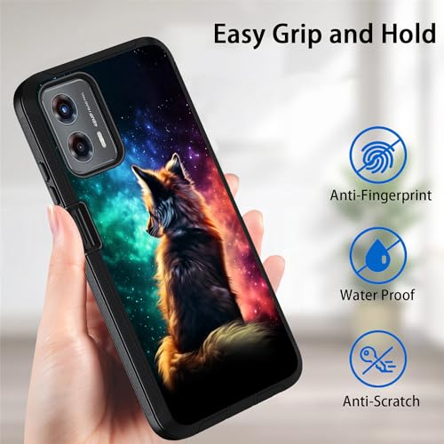 for Moto G 5G 2024/Moto G Play 5G 2024 Case, Military Grade Heavy Duty [3-Layer] Dustproof Shockproof Full-Body Protective Case for Motorola Moto G 5G 2024, Fox - color: Fox