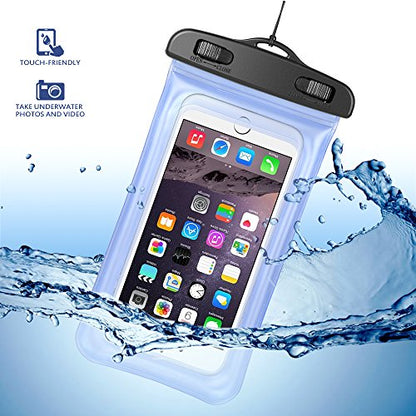 Floating Waterproof Phone Pouch Dry Bag Waterproof Phone Case for Samsung Galaxy S26 S25 S24 S23 S22 Ultra Plus S21 FE A57 A37 A17 A16 A15 Google Pixel 10 9a 8 iPhone 17 16 15 14 Plus 13 12 11 Pro Max