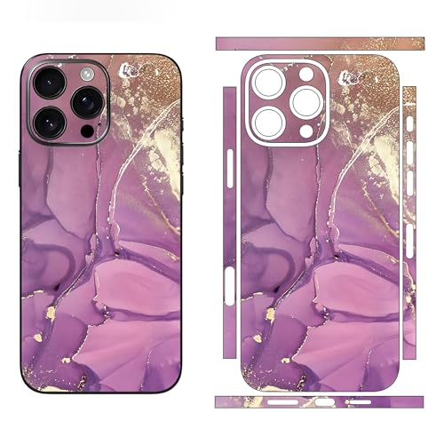 Skin Wrap Compatible with 13/14/15/16/17 Pro Max (Purple, 16 Pro Max) - color: Purple, size: 16 Pro Max