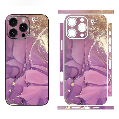 Skin Wrap Compatible with 13/14/15/16/17 Pro Max (Purple, 16 Pro Max) - color: Purple, size: 16 Pro Max