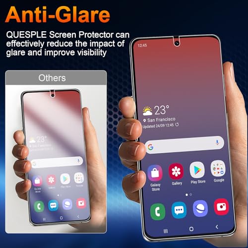2 Pack for Samsung Galaxy S21 Plus Anti-Glare Matte Privacy Screen Protector 6.7 inch, Smooth and Responsive Touch Flexible EPU Film, [Support Fingerprint Unlock] [Self-Healing] [Not Glass] - size: Samsung Galaxy S21 Plus