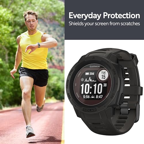 ArmorSuit 6 Pack for Garmin Instinct 2S Solar (40mm) Screen Protector MilitaryShield HD Clear TPU Film - Made in USA - size: Instinct 2S Solar (40mm)