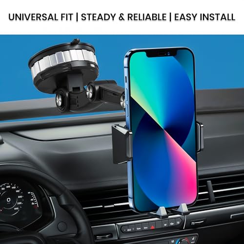 Window Phone Mount for Car | Universal Cuction Car Phone Mount & 360 Phone Holder Rotating Car | Auto Phone Holder for Car SUV Truck | Cell Phone Automobile Cradles - style: G