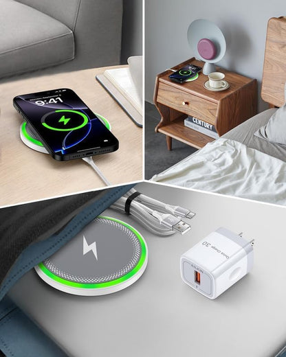 Pixel 11 10a 10 Pro XL Wireless Charger Android Charging for Google Pixel - color: Wireless Charger White