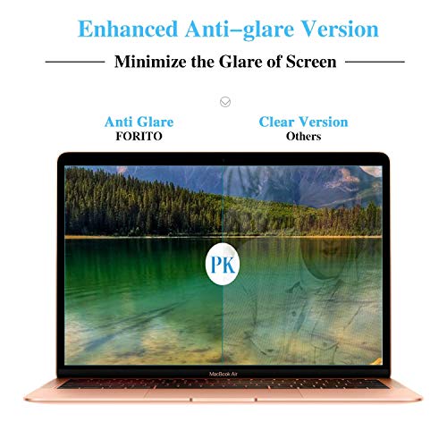 F FORITO 2 PACK Anti Glare Laptop Screen Protector Compatible with 2018-2020 MacBook Air 13 with Touch ID Version A1932 A2179 A2337 M1, Anti-scratch & Anti-fingerprint (Matte) Screen Filter
