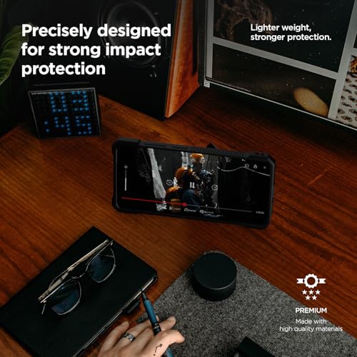 VRS DESIGN TerraGuard Active for Samsung Galaxy S26 Ultra Case (2026), Magnetic Charging Compatible Ring Kickstand, Heavy Duty Rugged Shockproof Cover (Matte Black) - color: Matte Black