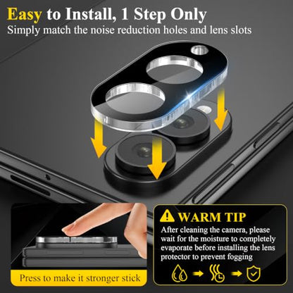 4 Pack Camera Lens Screen Protector Compatible with Samsung Galaxy Z Flod 8 - size: Z Fold 8