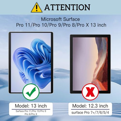 Surfcae Pro 13 inch Privacy Screen, for Microsoft Surface Pro 11/10/9/8/X - size: Surface Pro 11/10/9/8/X (13 inch)