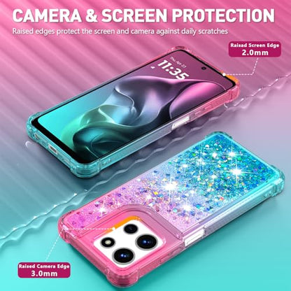 for Moto G 2025/2026 Case, Moto G Play 2026 Phone Case, Pink Blue - color: Pink Blue