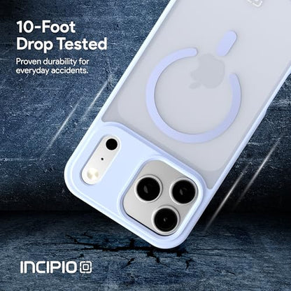 Incipio - Fog iPhone 17 Pro Max, Magsafe Compatible Phone Case, 10ft Drop Tested, Ultra Durable & Shock Absorbing, Scratch Resistant & Slim Profile (Light Blue) - color: Light Blue, size: iPhone 17 Pro Max