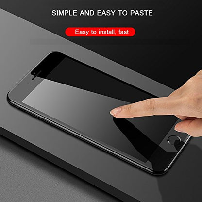 👍 iPhone 8, 7 Full Cover Screen Protector, iFlash Full Coverage Tempered Glass Screen Film for Apple iPhone 8, 7 4.7" / Edge-to-Edge Curved Surface Screen Protector/Bubble Free/Scratch Proof -Black - color: iPhone 7/8 4.7" (Black)