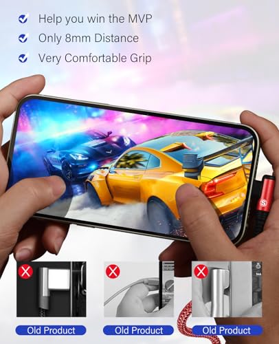 USB to USB C Cable 3.1A Fast Charge Right Angle CarPlay 6.6ft 2-Pack Red - color: Red, size: 6.6ft+6.6ft