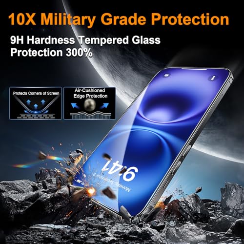 OneFish Privacy Screen Protector for iphone 15 Pro, 2 Pack - size: iPhone 15 Pro