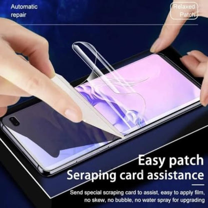 4Pcs Full Coverage Front Hydrogel Film, for Samsung S21 S22 S23 S24 S25 Ultra S24 S23 S20 Plus, HD Soft Film - color: For Galaxy S21+ 5g