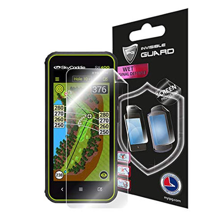 IPG For SkyCaddie SX400 Handheld Golf GPS SCREEN Protector Invisible Touch Screen Sensitive Ultra HD Clear Film Anti Scratch Skin Guard - Smooth/Self-Healing/Bubble -Free Screen for SX400